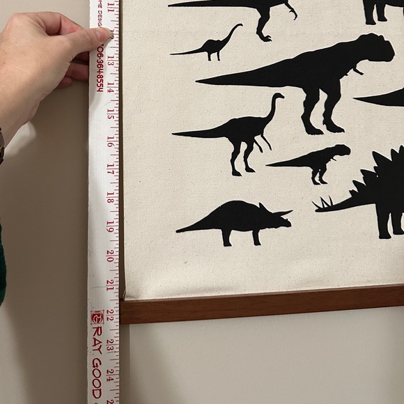 Dinosaur Silhouette Fabric Poster - Picture 4 of 4